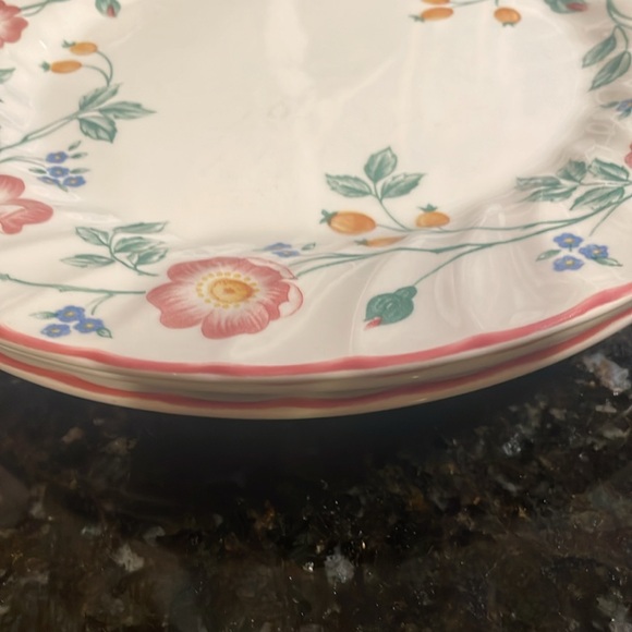 Dinner size plates Churchill Stafford plates Briar Rose - Picture 3 of 4